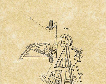 340x270 sextant drawing etsy - Sextant Drawing