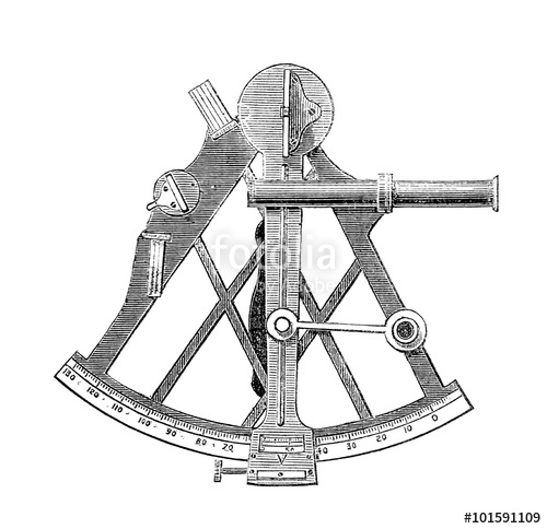 500x484 sextant scientific drawing navigation stock photo and royalty - Sextant Drawing