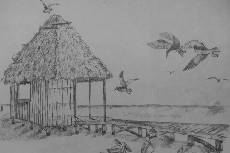 770x514 fishing shack drawing - Shack Drawing