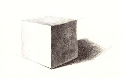 Shaded Cube Drawing at PaintingValley.com | Explore collection of ...