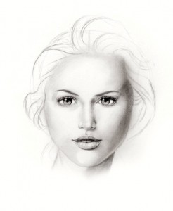 246x300 discover the secret to light and shadows like sketch - Shading Drawing Face