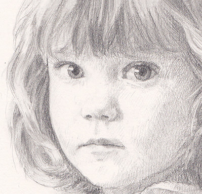 399x383 Top Tips For Drawing Pencil Portraits - Shading Drawing Face