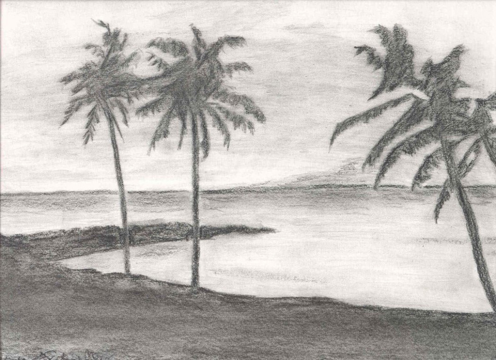 Shading Drawing Of Scenery at PaintingValley.com | Explore collection ...