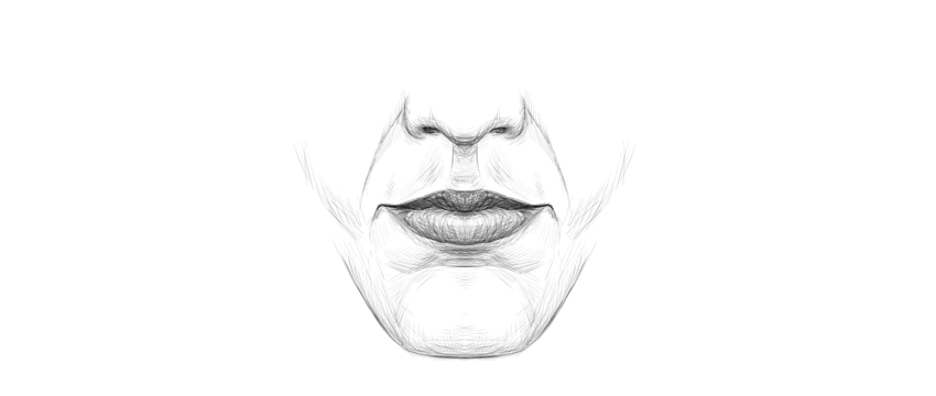 850x360 How To Draw Lips And A Mouth - Shading Lips In Drawing