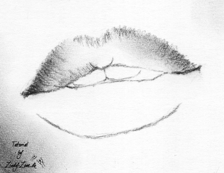 740x571 Zindy Zone Dk - Shading Lips In Drawing