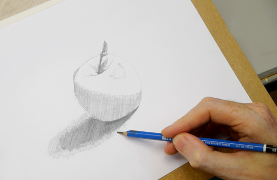 550x359 How To Shade A Drawing - Shadow Art Drawing
