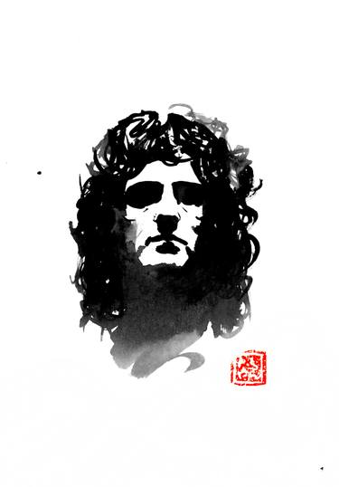 375x538 brian may shadow drawing - Shadow Art Drawing