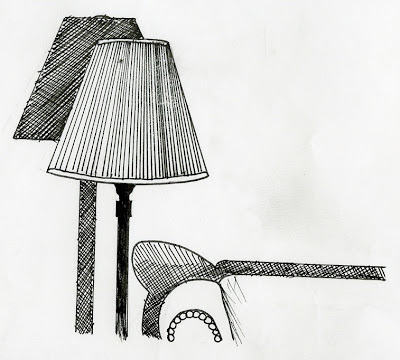 400x360 kristen sylvia shadow drawing using pen only - Shadow Drawing