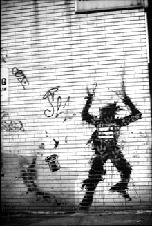 220x328 Richard Hambleton - Shadow Man Drawing