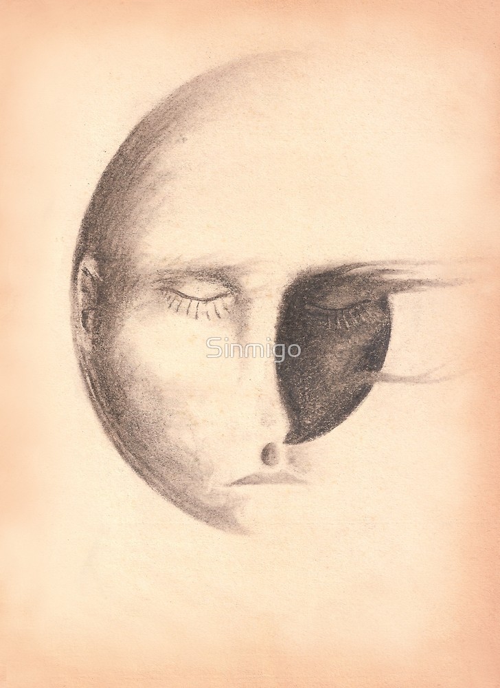 728x1000 charcoal drawing of the shadow man - Shadow Man Drawing