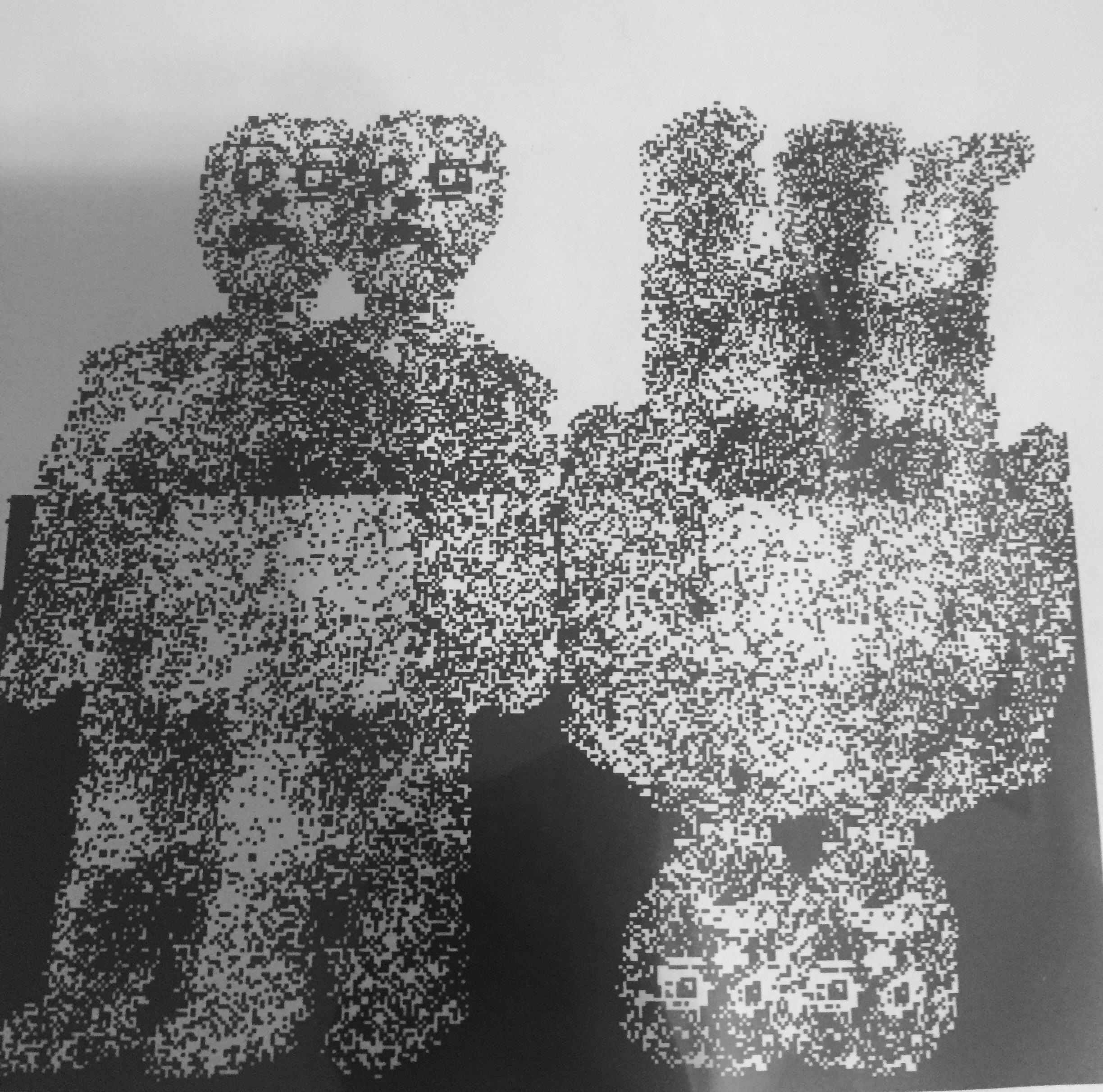 2448x2422 shadow people, ms paint circa drawing - Shadow People Drawing