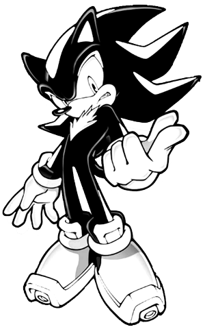 300x477 how to draw shadow the hedgehog with step - Shadow The Hedgehog Drawing