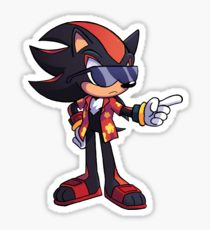210x230 shadow the hedgehog drawing stickers redbubble - Shadow The Hedgehog Drawing