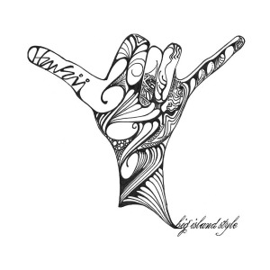 300x300 hawaiian shaka painting - Shaka Drawing