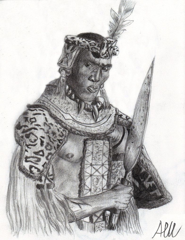 Shaka Zulu Drawing At Paintingvalley Com Explore Collection Of