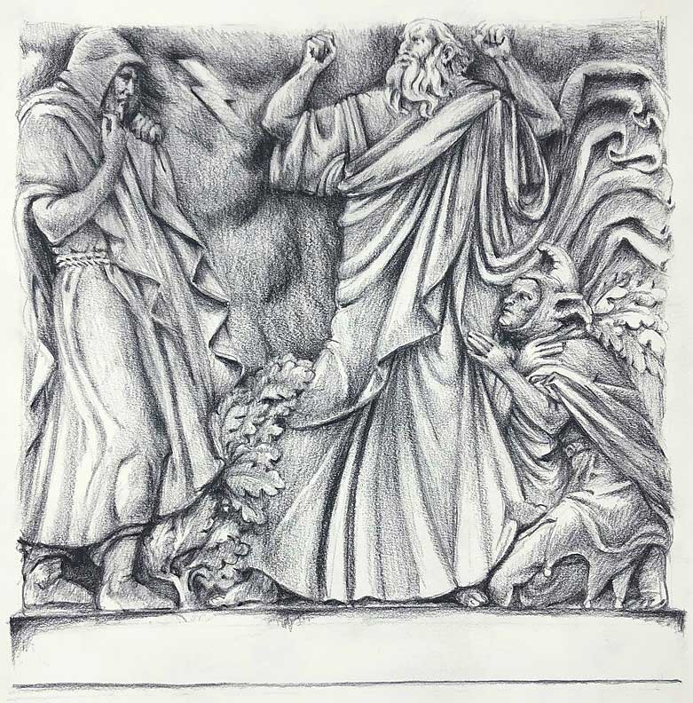 781x792 drawing shakespeare king lear - Shakespeare Drawing