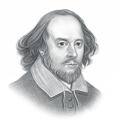 400x436 william shakespeare - Shakespeare Drawing