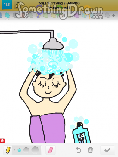 392x522  - Shampoo Drawing