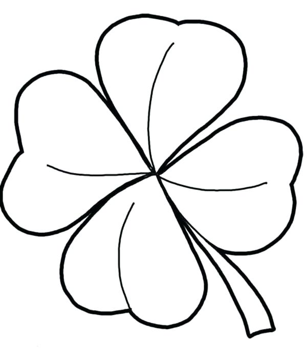600x684 shamrock drawing three for free download - Shamrock Drawing