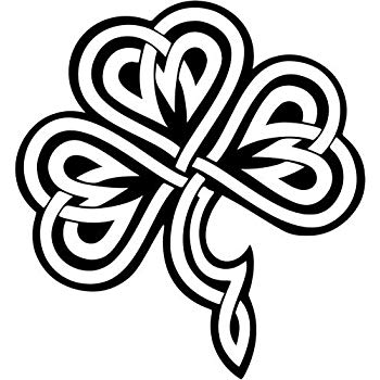 Shamrock Line Drawing at PaintingValley.com | Explore collection of ...