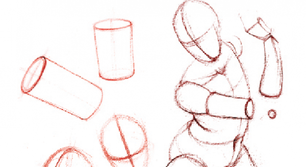 600x328 Figure Drawing Essentials Getting Started With Gesture Shape - Shapes Drawing
