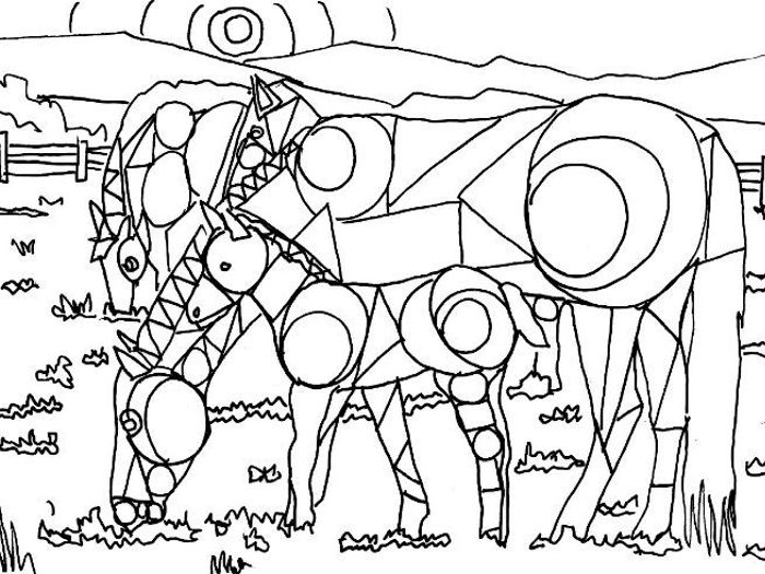 700x525 Beginning To Draw Series Drawing Using Geometric Shapes - Shapes Drawing