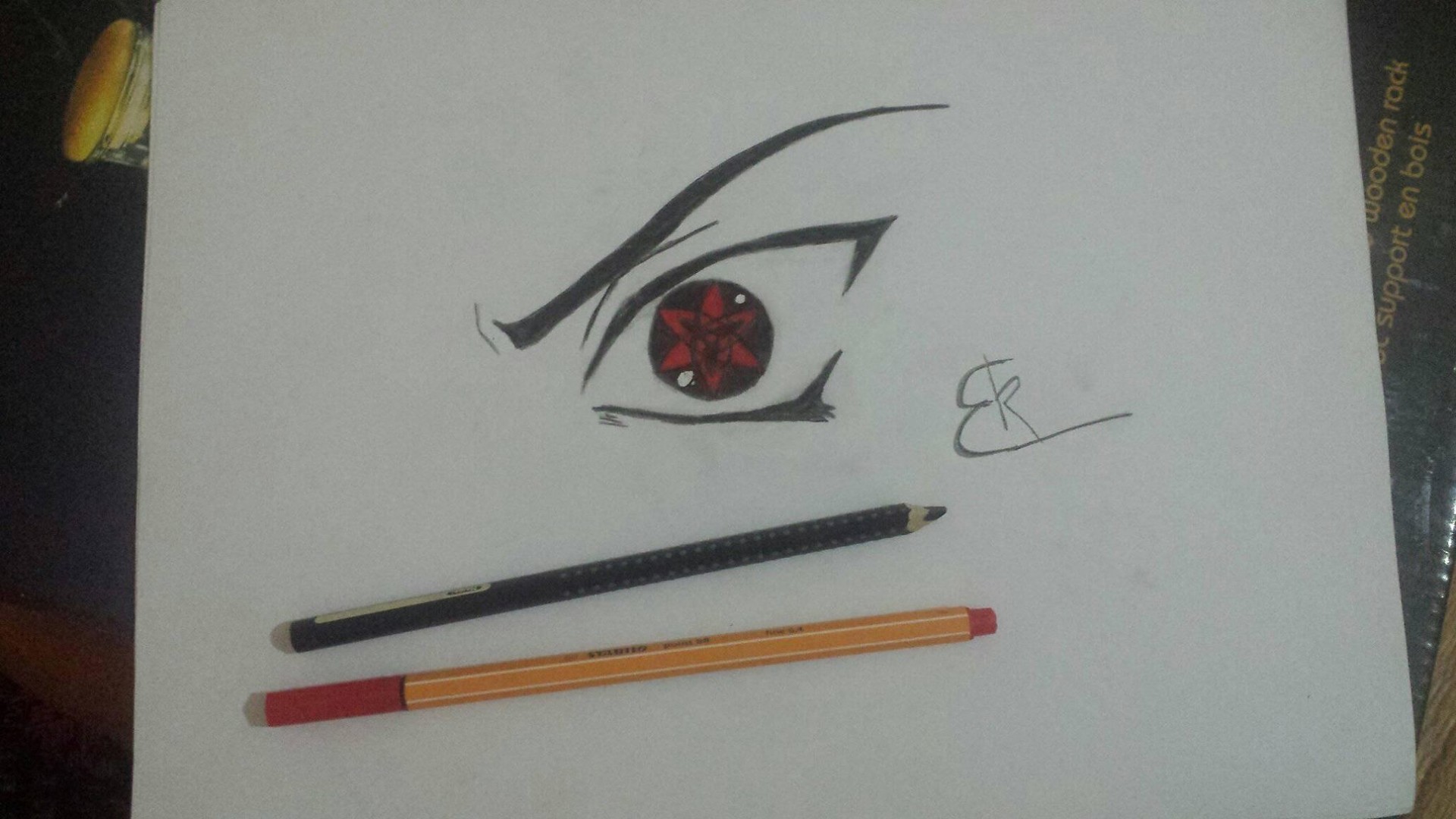 1920x1080 Khalil Elmariami - Sharingan Drawing