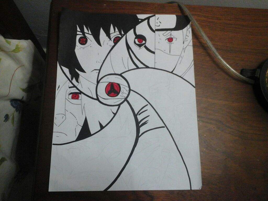 1024x768 New Sharingan Drawing Anime Amino - Sharingan Drawing