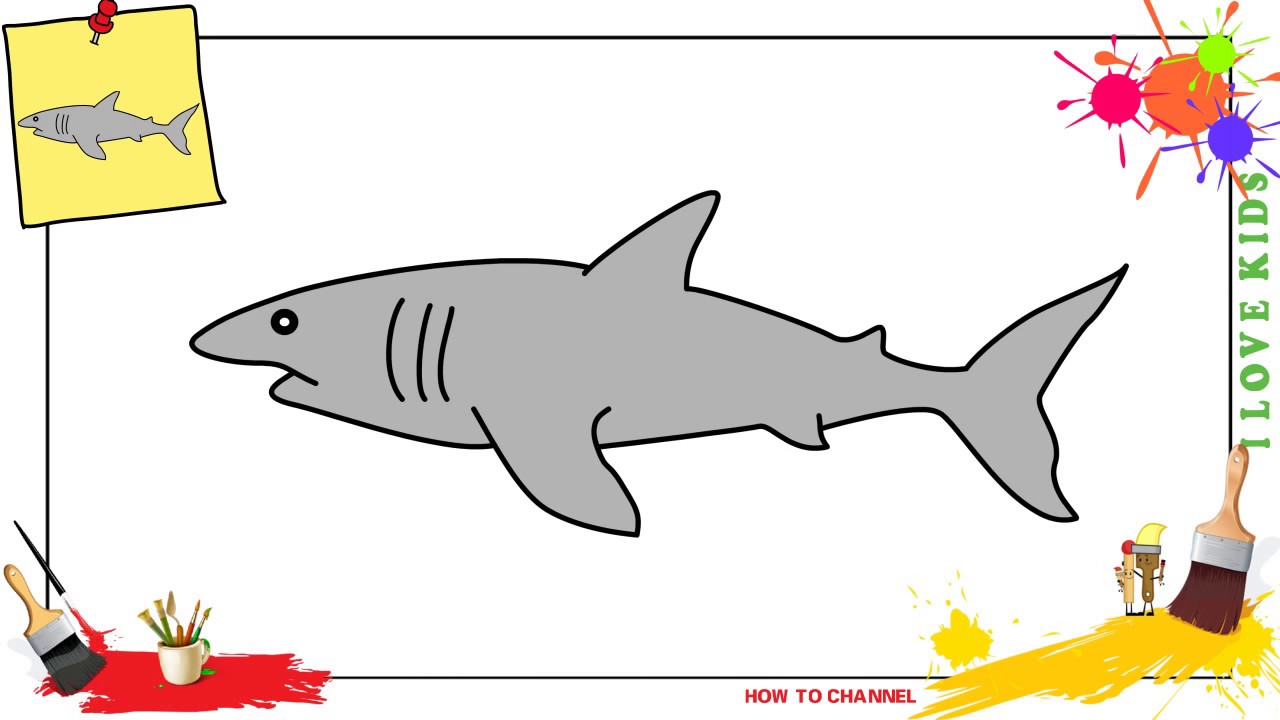Shark Drawing Easy at Explore