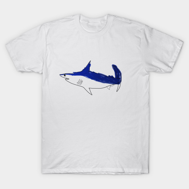 630x630 Blue Shark Kids Drawing - Shark Drawing For Kids