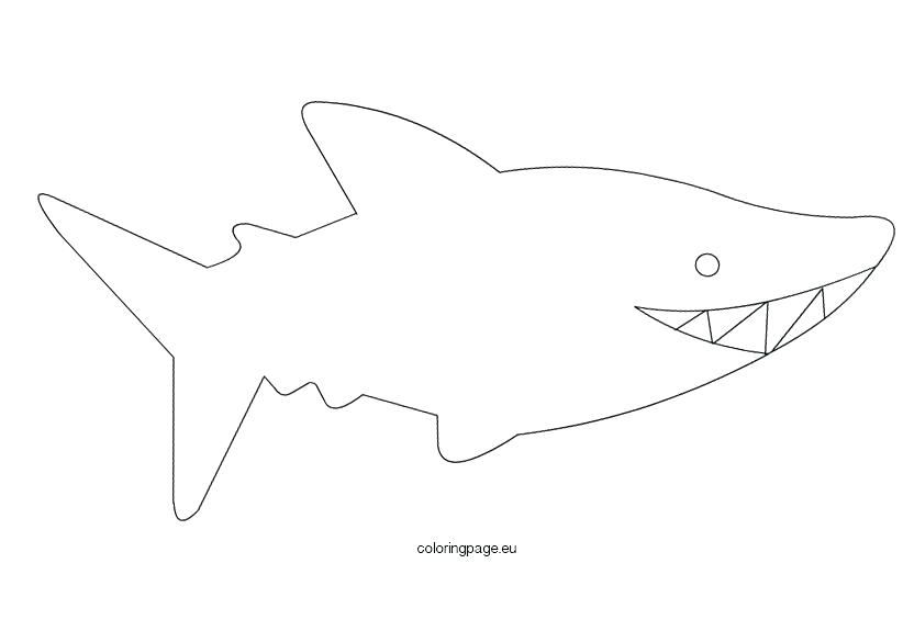 822x575 shark templates shark template dot to dot shark powerpoint - Shark Drawing Template