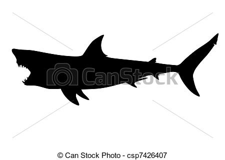 450x320 Predatory Shark With An Open Mouth In The Form Of A Tattoo - Shark Mouth Drawing