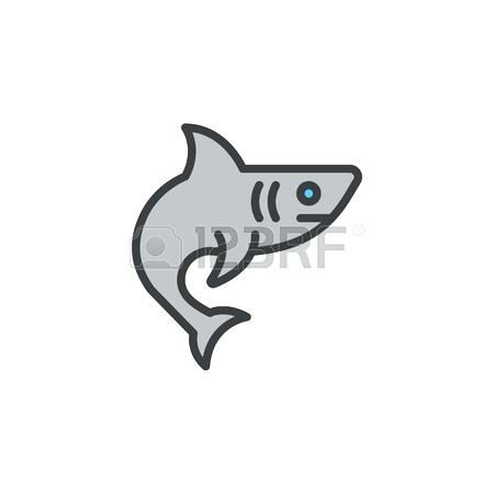 450x450 Outline Of A Shark Ugyfelvadasz Online - Shark Outline Drawing