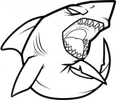 236x203 Cool Shark Drawing Drawing In Shark Tattoos, Picture - Shark Pictures Drawing