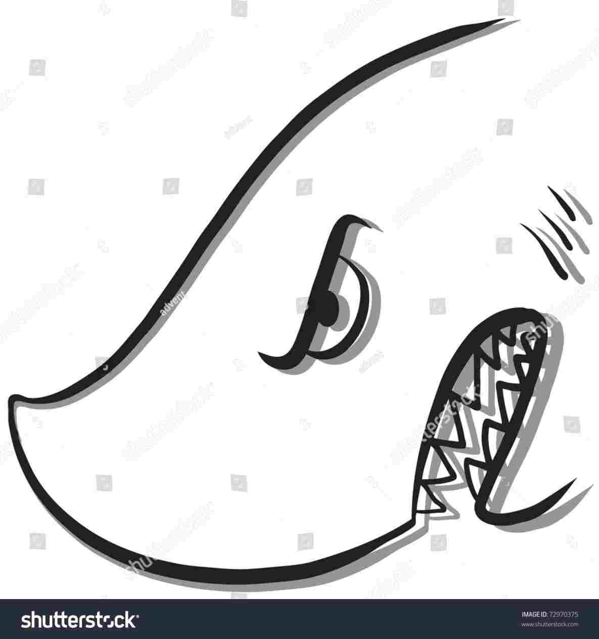 1185x1264 To Draw A Shark Wikihowrhwikihowcom Simple - Shark Simple Drawing