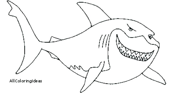 728x393 Drawn Shark Tail - Shark Tail Drawing