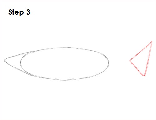 500x386 How To Draw A Shark - Shark Tail Drawing