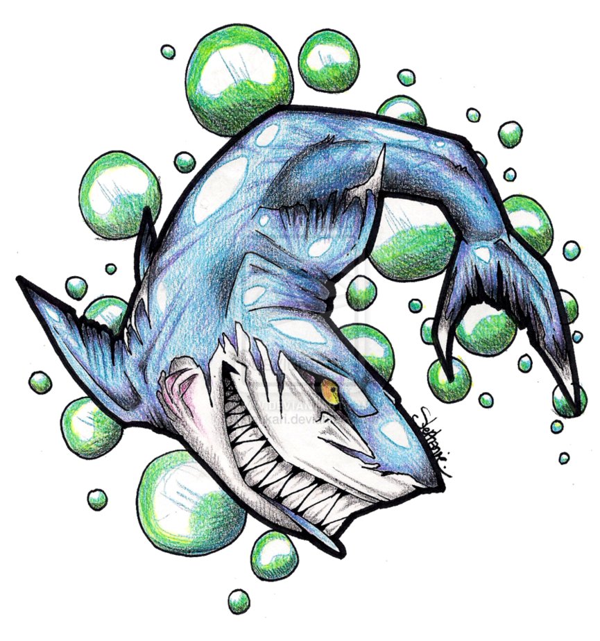 865x924 Shark Tattoo Design - Shark Tattoo Drawing