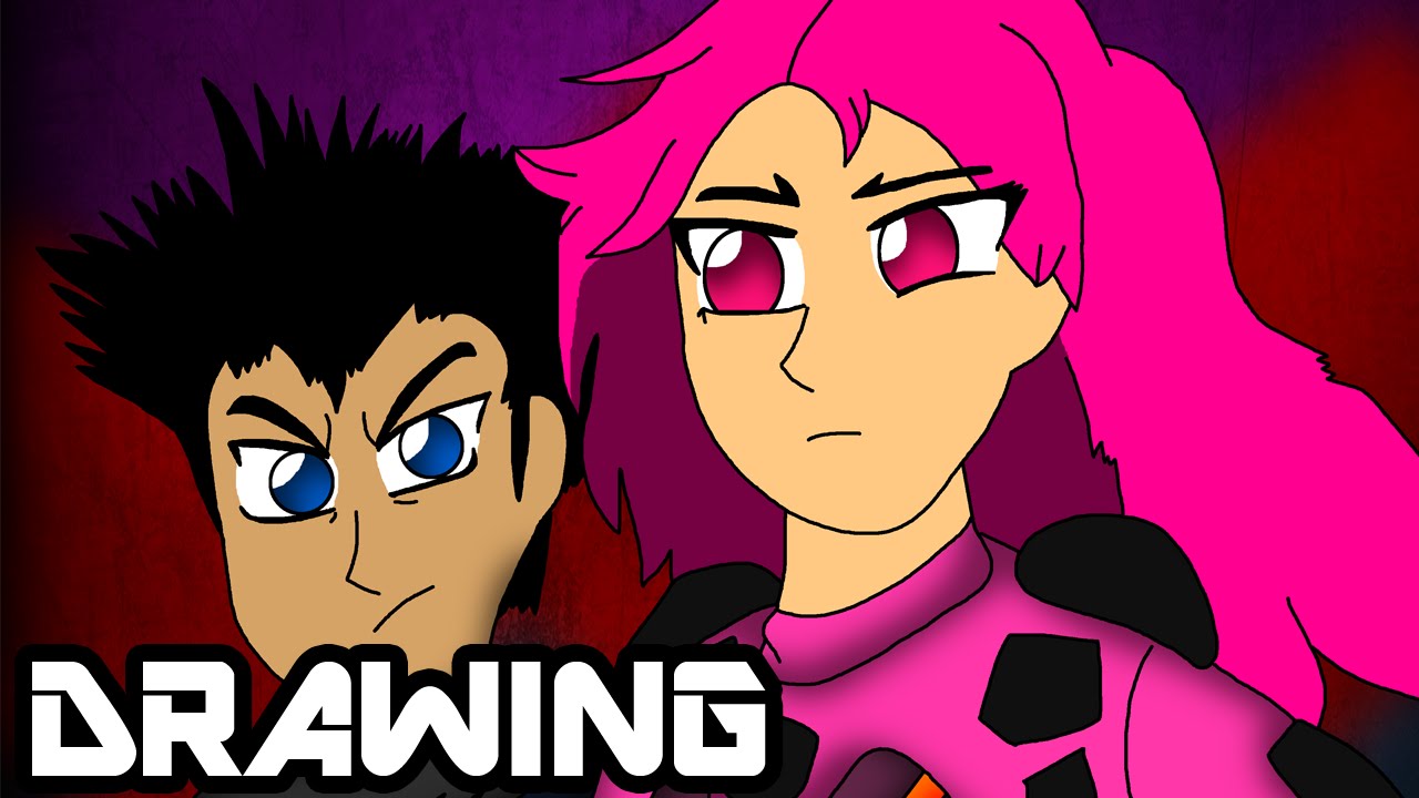 1280x720 Speed Drawing - Sharkboy And Lavagirl Drawing