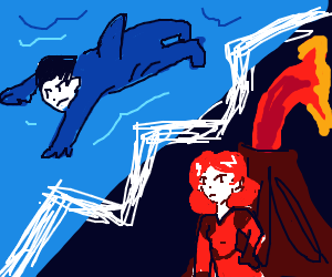 300x250 Sharkboy Lavagirl Drawing - Sharkboy And Lavagirl Drawing