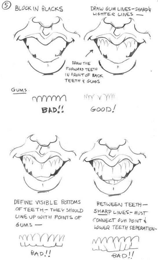 546x900 Richmond Illustration Inc - Sharp Teeth Drawing