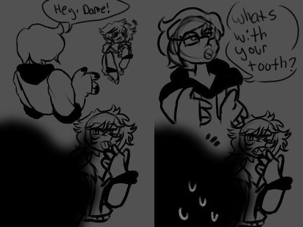 600x449 so i draw dante with sharp teeth - Sharp Teeth Drawing