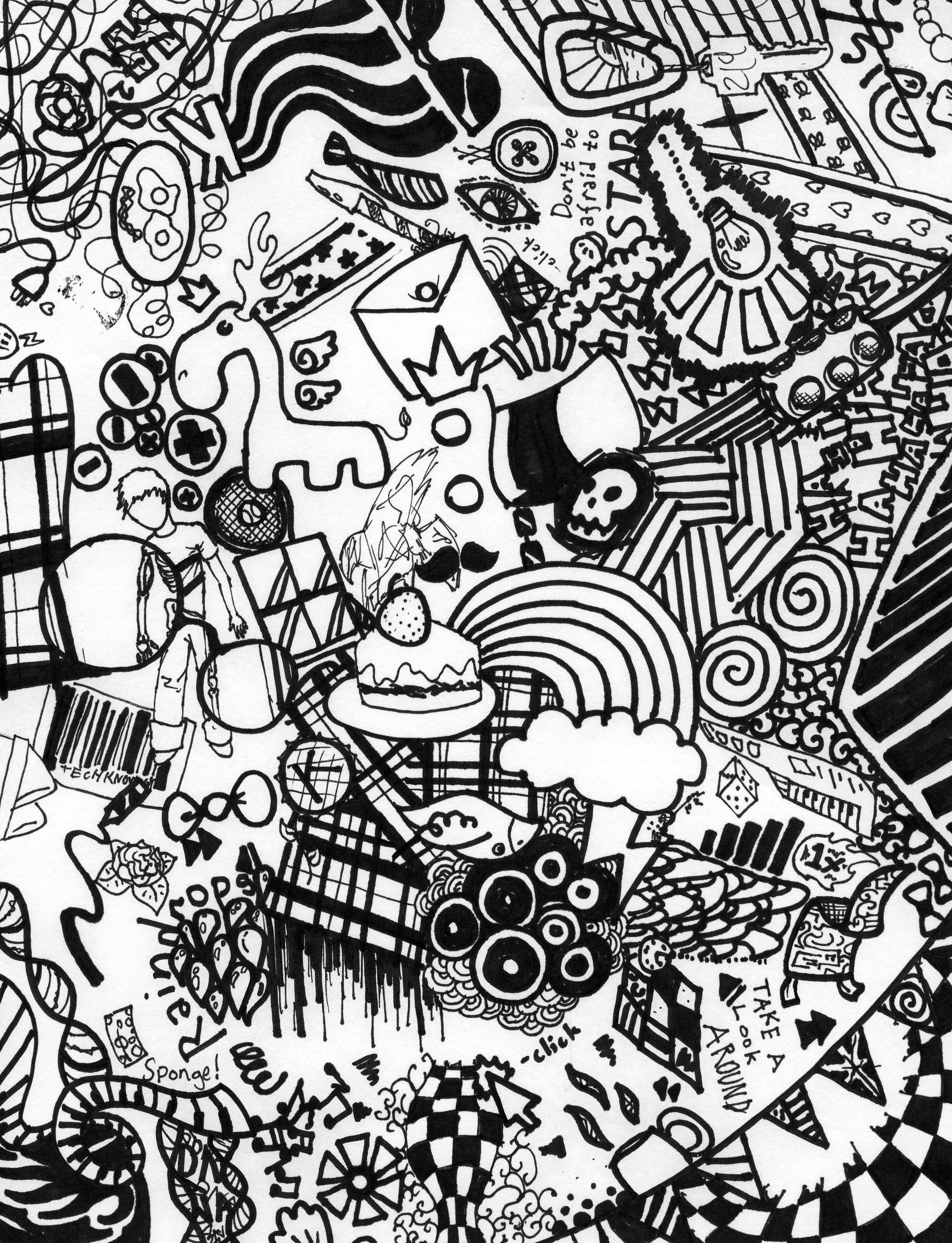 Sharpie Drawings Tumblr at PaintingValley.com | Explore collection of ...