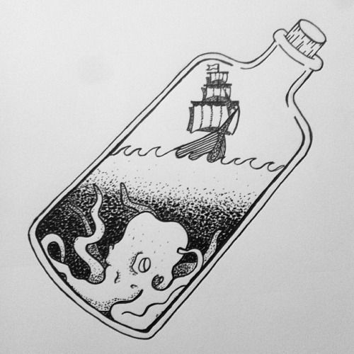 500x500 Easy Black And White Drawings Tumblr - Sharpie Drawings Tumblr