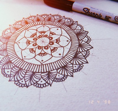 400x376 Zentangle Tumblr - Sharpie Drawings Tumblr
