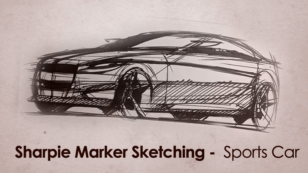 1280x720 how to draw cars with a sharpie marker - Sharpie Marker Drawings
