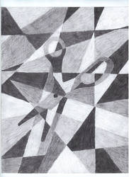 182x250 shattered drawing - Shattered Drawing