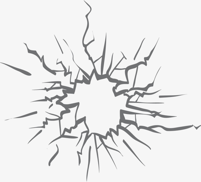 650x589 vector hand painted glass, broken glass, vector diagram, hand - Shattered Glass Drawing