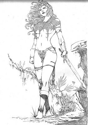 282x400 red sonja - She Devil Drawings