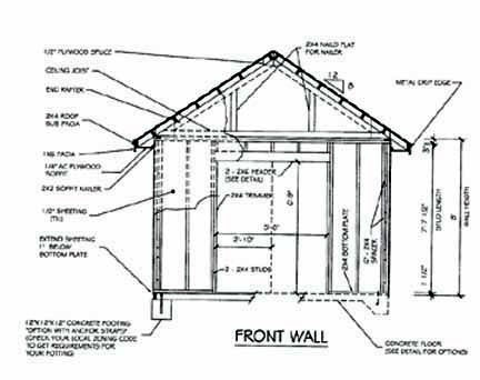 432x342 Shed Plans Free Blog Help Drawing Plan - Shed Drawing